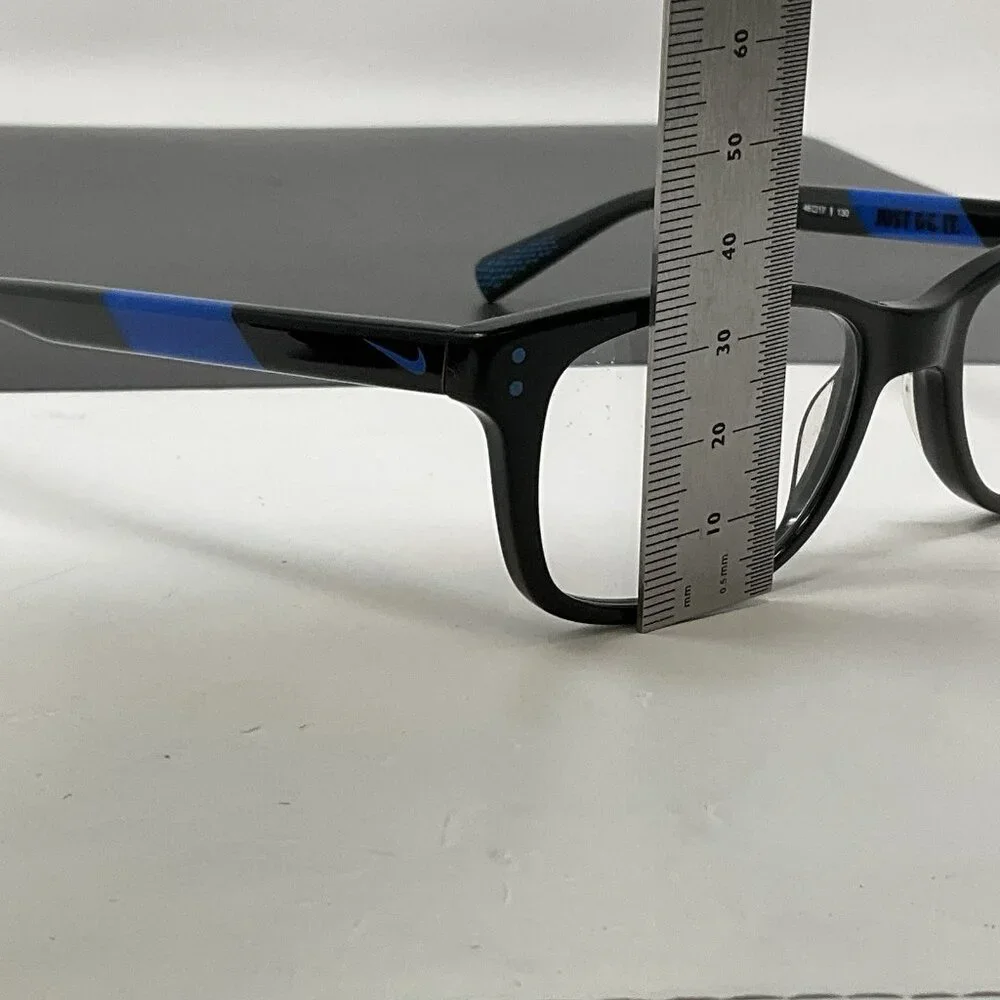 NIKE FRAMES ONLY EYEGLASSES 5538 013 BLACK / BLUE 46 [] 17 130